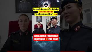 Ankara'nın Tek Kadın İlçe Jandarma Komutanı Üsteğmen Özlem Gören #habe