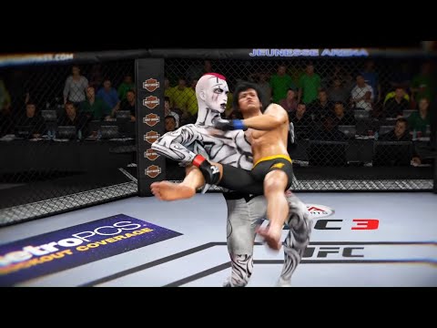 Trash Maniac vs. Bruce Lee - EA sports UFC 3 - Crazy UFC 👊🤪