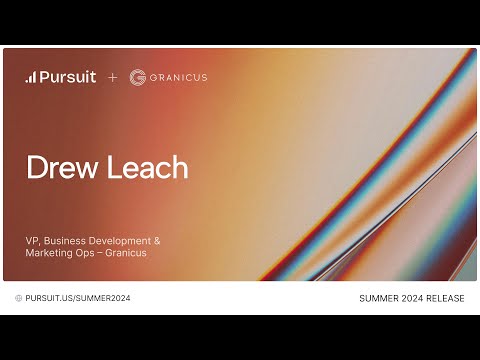 Granicus - Customer Success Story (Drew Leach - VP of Sales Ops & Enablement)