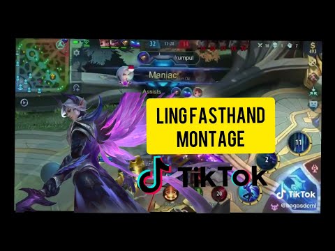 KUMPULAN LING MONTAGE ,LING TIK TOK || Game Play Ling Mobile Legends