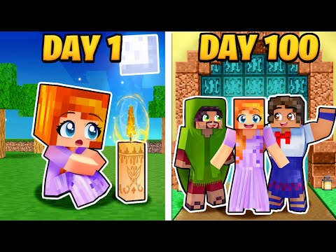 I Survived 100 DAYS with the ENCANTO FAMILY in Minecraft!