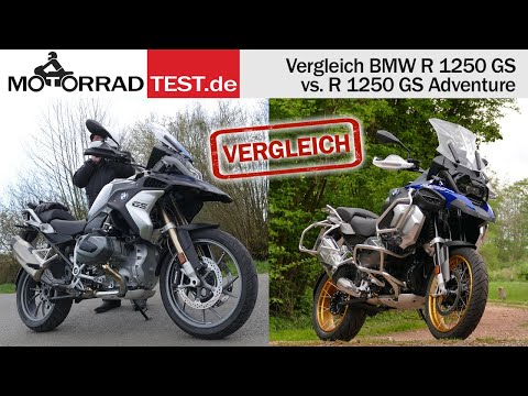 BMW R 1250 GS vs. BMW R 1250 GS Adventure | Vergleich - Unterschiede zwischen der GS und Adventure