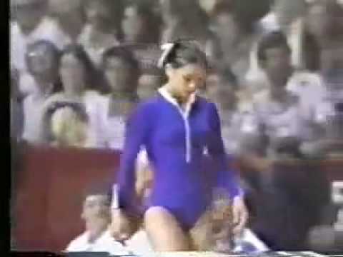 Nelli Kim 1976 Olympics EF Vault