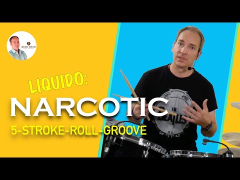 Narcotic-Groove / 5-Stroke-Roll-Groove - Schlagzeug lernen online mit Profi und Pädagoge Rudi Hein