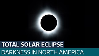 Millions of stargazers watch total solar eclipse across central and north America | ITV News