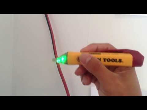 Klein Tools NCVT-2 Dual Range Non-Contact Volt Meter Demonstration