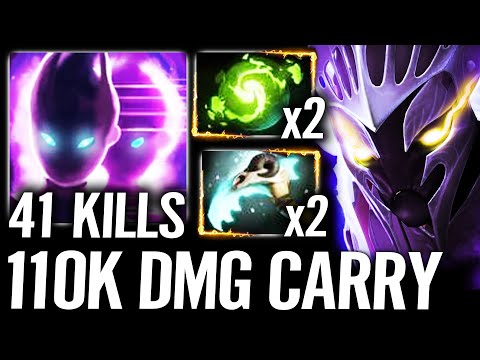 🔥 41Kill Spectre HEX + Refresher Aghanim Build — 4x Haunt 110.000 DMG Most Cancer Carry Dota 2 Pro