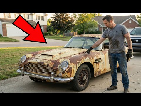 ASMR Car Restoration! Million Dollar Barn Find! Saving a Rare Abandoned Aston Martin DB5