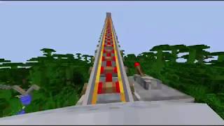 【minecraft】ＭＯＮＯ鯖コースターテストラン