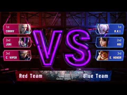 Street Fighter 6 Winter 2025 3v3 Team Tournament Semifinal
