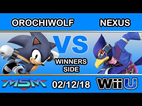 MSM 133 - orochiwolf (Sonic) Vs. Fstep | Nexus (Falco) Winners Side - Smash 4
