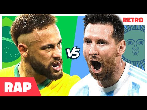 ♫ BRASIL vs ARGENTINA | Batalha de Rap ft. @FutParodias ​| FutRap Retrô #07