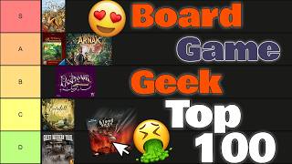 Tier Listing the BGG Top 100