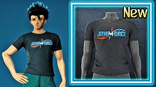 JUMP FORCE FREE DLC - How To Get Jump Force Game Logo Avatar T-Shirt (PS4 & XBOX ONE)