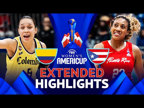 Colombia 🇨🇴 vs Puerto Rico 🇵🇷 | Extended Highlights | FIBA AmeriCup Women 2025
