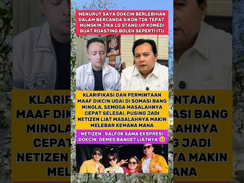 Permintaan Maaf Dan Klarifikasi Dokcin #rubenonsu #beritaterkini #minolasebayang