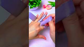 como fazer um laço nos dedos #diy #empreendernoartesanato #artesanato #decoracaocriativa #art
