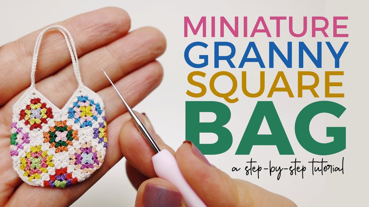 Micro Mastery: Crochet Your Own Mini Granny Square Bag with This Easy Tutorial!