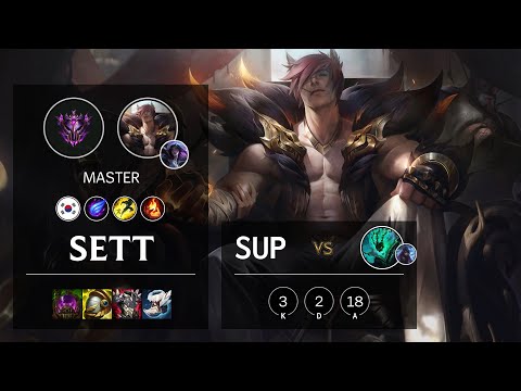 Sett Support vs Thresh - KR Master Patch 11.24b