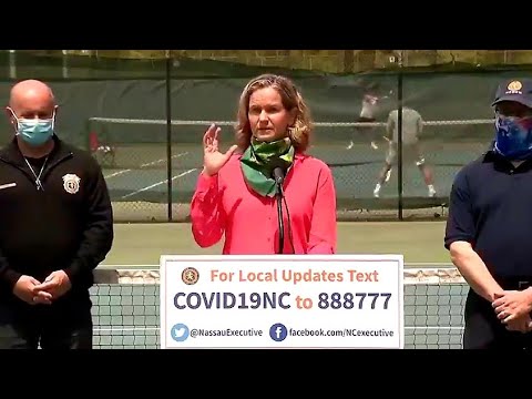 Nassau County Laura Curran's Funny Address Tennis Balls Guidelines Amid Covid-19 Pandemic