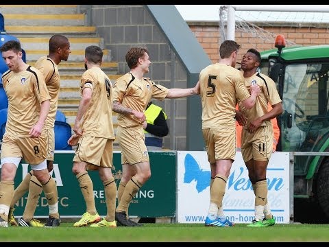 Jean-Louis Akpa Akpro scores for Tranmere v Colchester
