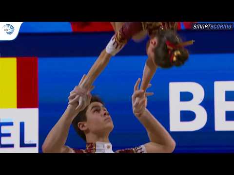 Pieter EVERAERT & Helena HEIJENS (BEL) - 2019 junior Europeans, all-around final