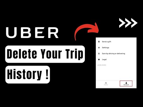 How To Delete Uber Trip History !