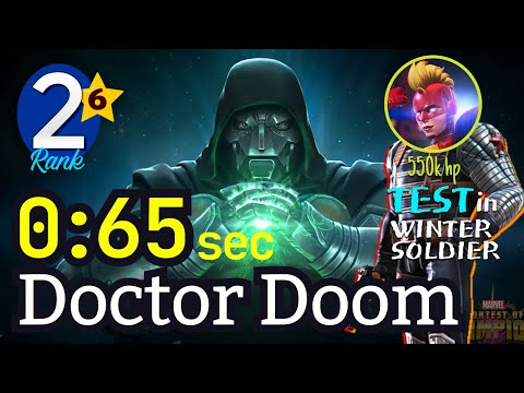 6* Rank-2 Doctor Doom 65 sec [no boost] Test in ROL #mcoc