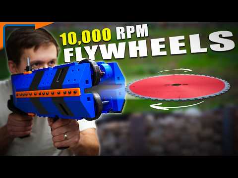 I built a saw blade launcher