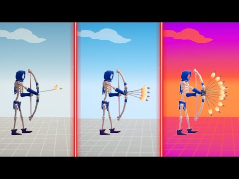 EVOLUTION OF SKELETON ARCHER - Totally Accurate Battle Simulator (TABS)
