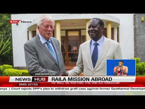 Raila set to leave for UK where he will continue his campaigns for AUC chairperson