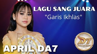 Download lagu April da 7 'garis ikhlas' lagu sang juara. mp3
