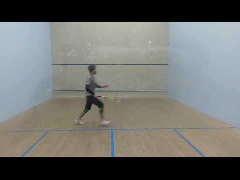 squash forehand shot judgement drill for beginners