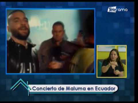 Concierto de Maluma en Ecuador