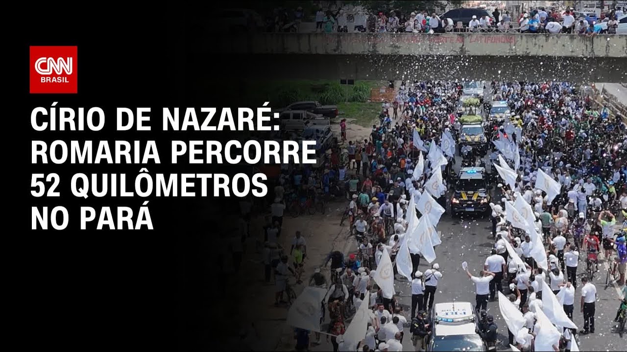 Círio de Nazaré: Romaria percorre 52 quilômetros no Pará | CNN Prime Time