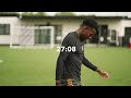 Pre season training with Manchester United's Anthony Elanga