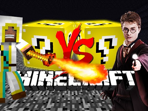 Minecraft: HARRY POTTER LUCKY BLOCK CHALLENGE | Magic Wand Battles!