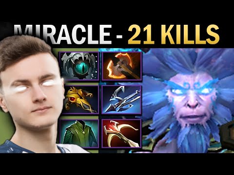Monkey King Dota Gameplay Miracle with 21 Kills and Harpoon