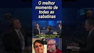 Ninguém vencia Bolsonaro numa sabatina