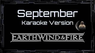Earth, Wind & Fire • September (CC Karaoke / Instrumental)