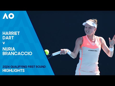 Harriet Dart v Nuria Brancaccio Highlights | Australian Open 2024 Qualifying First Round