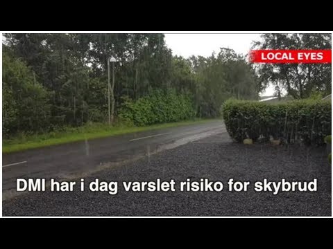 DMI: Her kan Danmark rammes af skybrud og torden