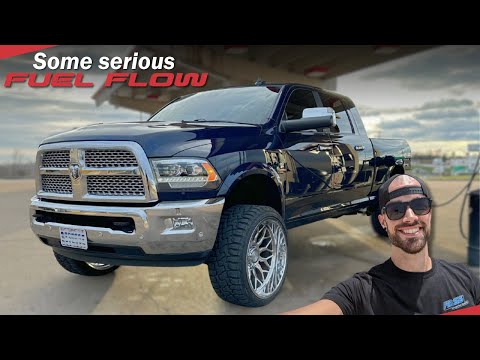 Jake's Ram 2500 gets a 165GPH Fuel System upgrade!