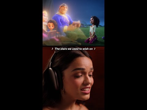 Thumbnail of the video: Rachel Zegler in the booth as Princess Ellian in "The Way it Was Before" from Spellbound