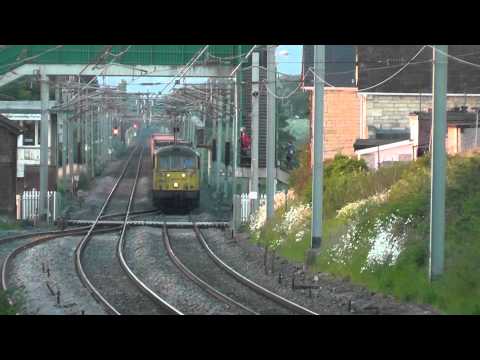 86627/86604 4M11 Coatbridge - Crewe liner 25th June 2012 SCREAMING!!!