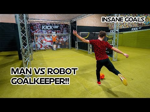 Street Panna VS Robot Goalkeeper!! Insane Goals!