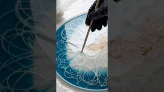 Resin Art Project. Tutorial. Art. #resinart #epoxy_resin #resin #diy