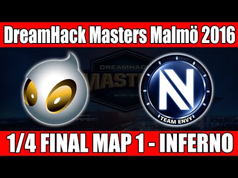Dignitas vs EnVyUs | Quarter Finals Map 1 (Inferno) DreamHack Masters Malmö 2016