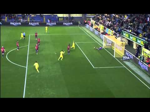 Villarreal vs Osasuna 2-0 Gol Trigueros Jornada 22 2013/2014 - AllGoalsLFP