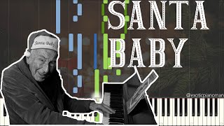 Philip Springer - Santa Baby (Solo Blues Piano Synthesia) [Christmas Jazz 🎅]